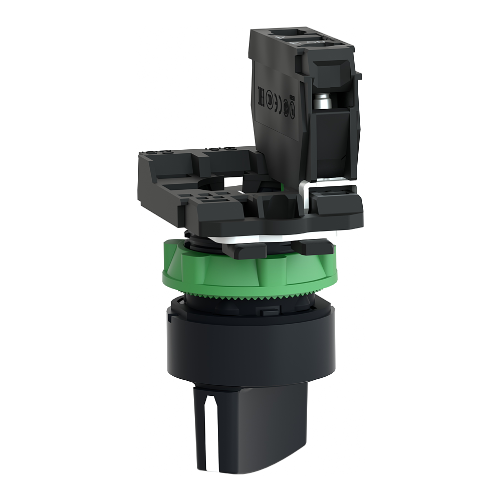 BOUTON TOURNANT NOIR DIAM 22 À MANETTE 2